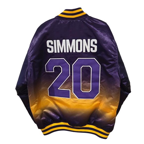 HeadGear Classics Nostalgia Co. Sz 2XL Ben Simmons 20 Stain High School Jacket - Picture 7 of 11